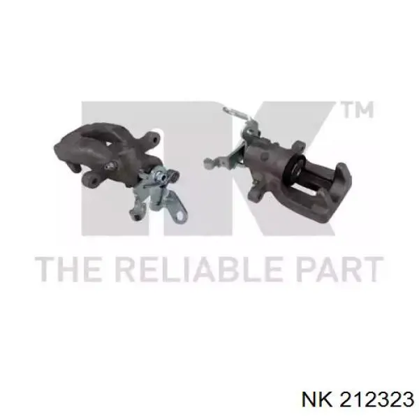 Супорт гальмівний задній лівий NK 212323 ціна, від 30.96 USD