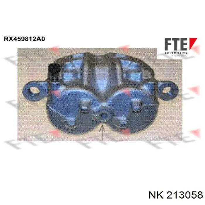 Супорт гальмівний передній правий NK 213058 ціна, від 45.07 USD