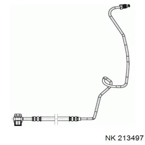Супорт гальмівний задній лівий NK 213497 ціна, від 25.33 USD