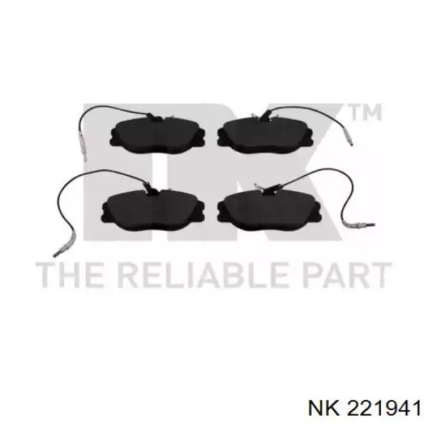 221941 NK колодки гальмівні передні, дискові