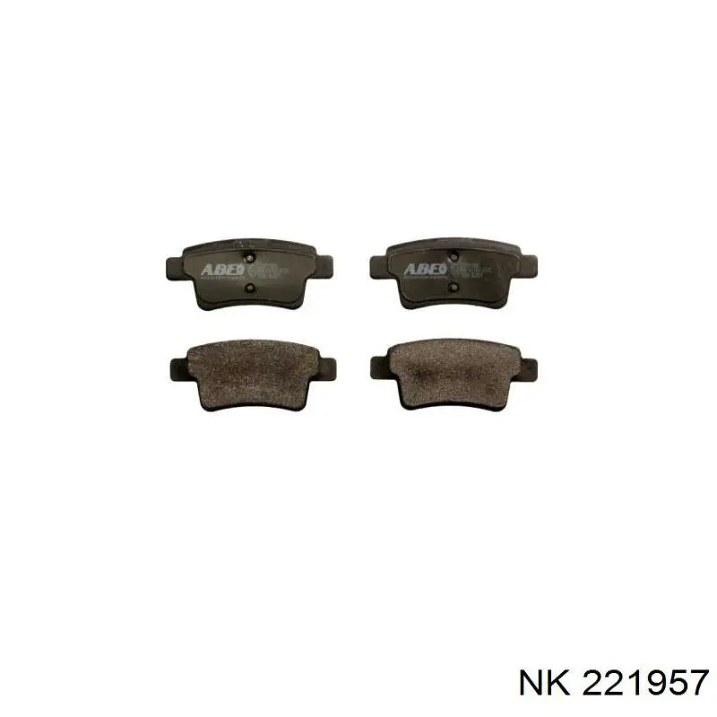 Купити 221957 NK Задні колодки