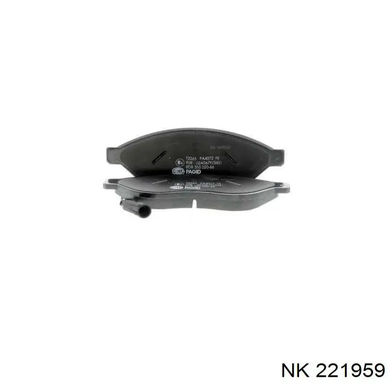 Гальмівні колодки NK 221959 ціна, від 27.30 USD