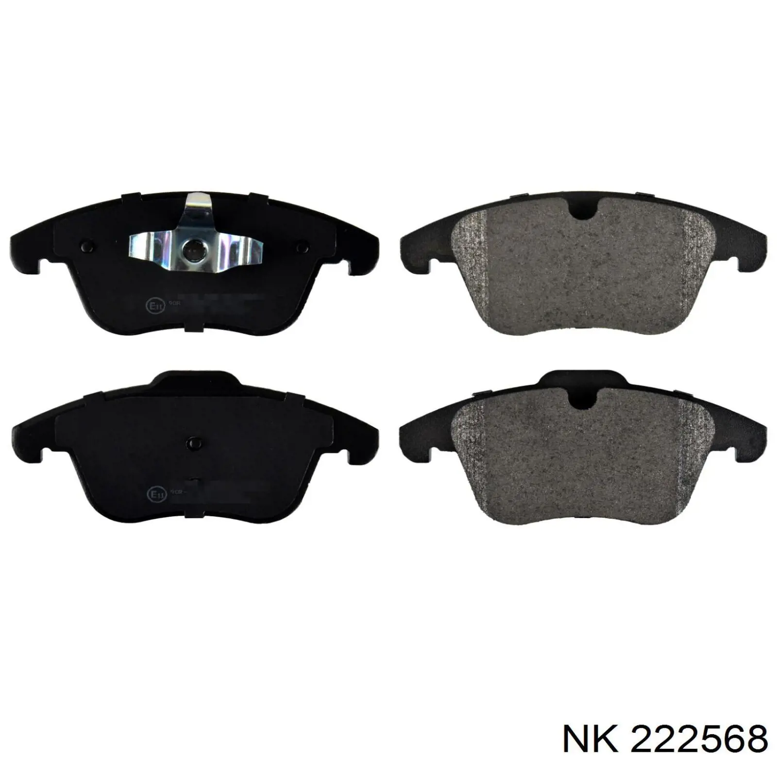 Гальмівні колодки NK 222568 ціна, від 27.56 USD