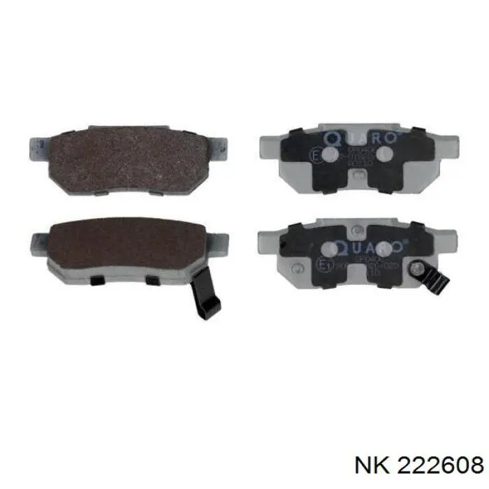 Задні гальмівні колодки NK 222608 ціна, від 12.91 USD