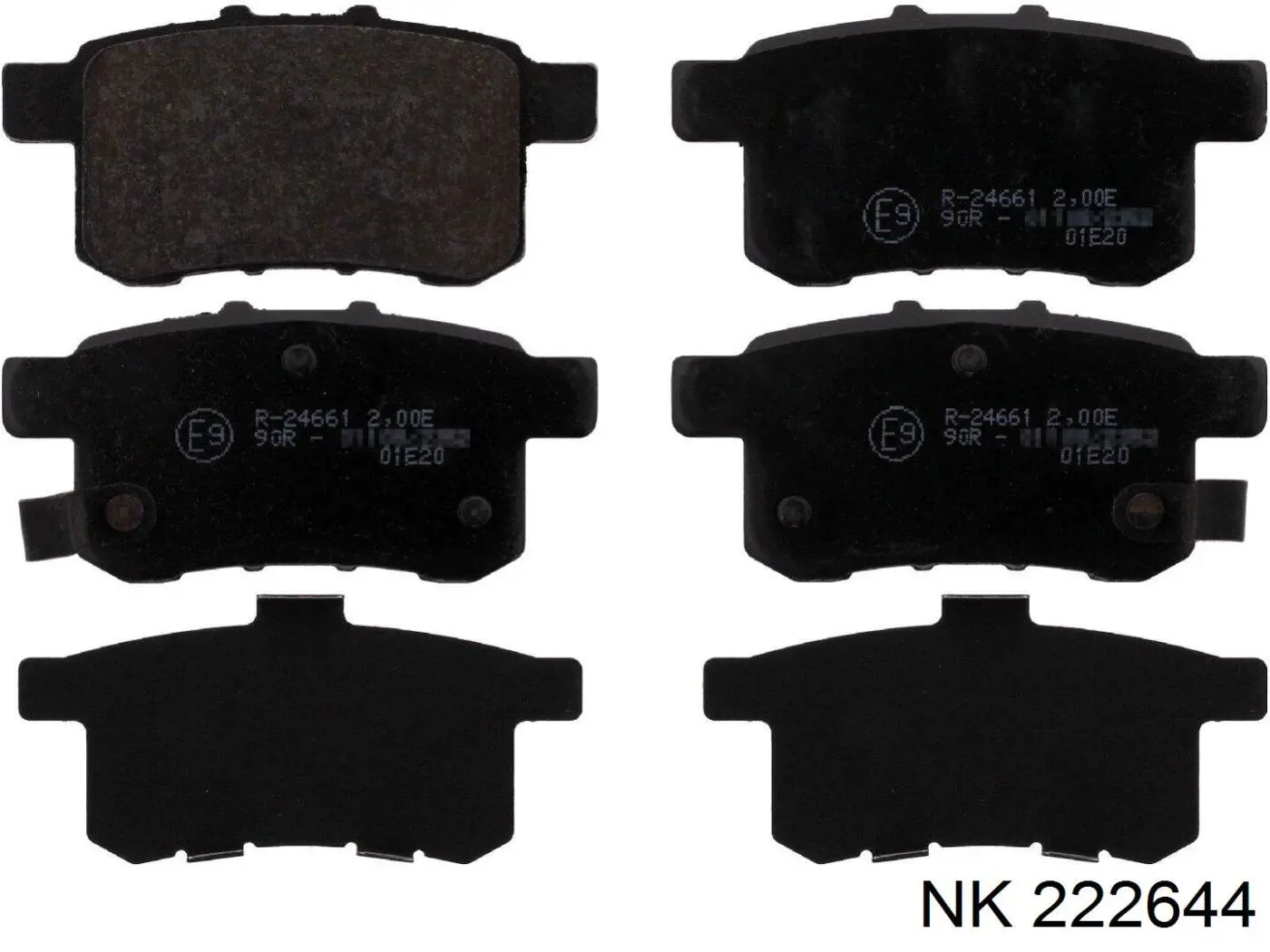 Задні гальмівні колодки NK 222644 ціна, від 16.88 USD