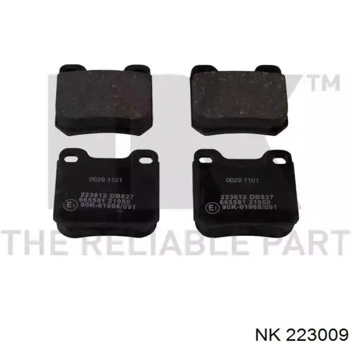Задні гальмівні колодки NK 223009 ціна, від 10.41 USD