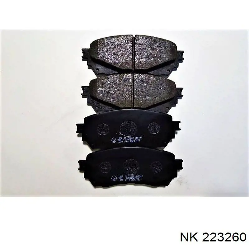Гальмівні колодки NK 223260 ціна, від 24.01 USD