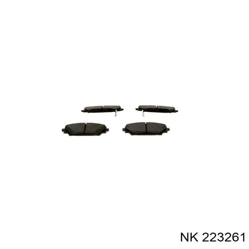 Передні тормозні колодки 223261 NK