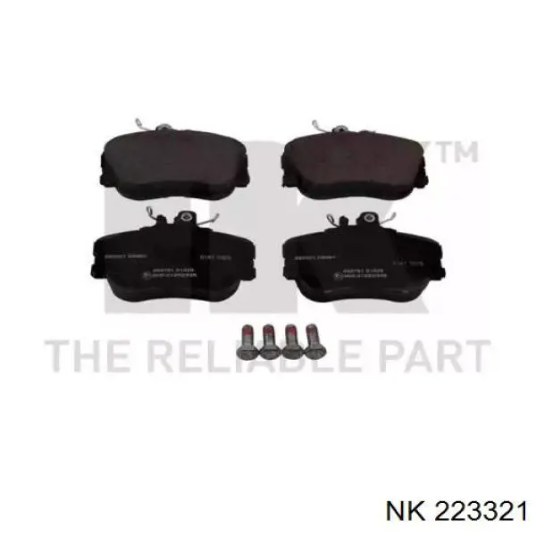 Гальмівні колодки NK 223321 ціна, від 18.87 USD