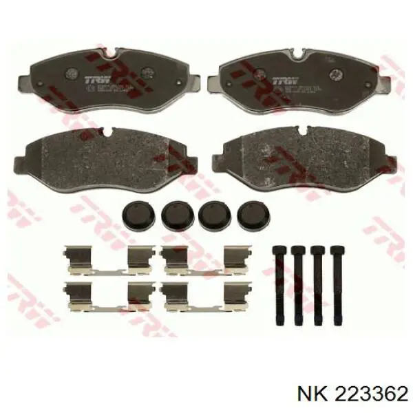 Гальмівні колодки NK 223362 ціна, від 36.20 USD
