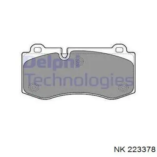 Гальмівні колодки NK 223378 ціна, від 34.61 USD