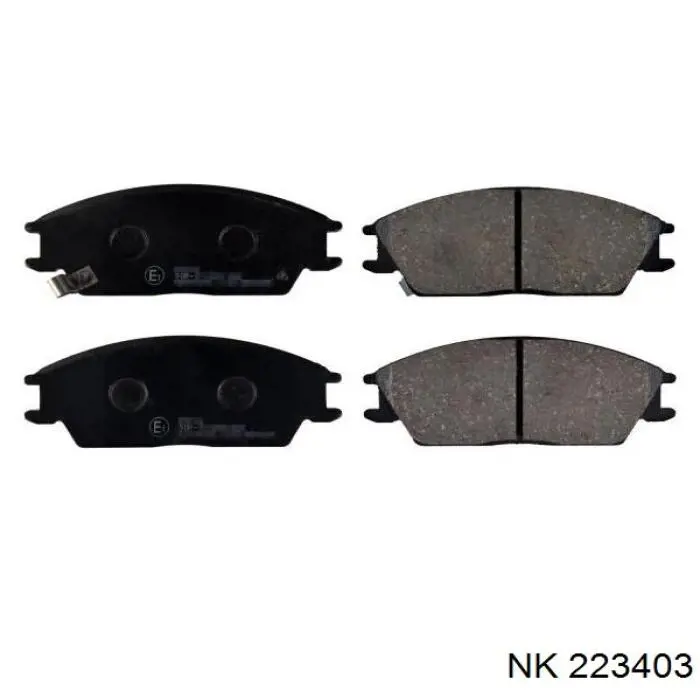 Гальмівні колодки NK 223403 ціна, від 15.05 USD