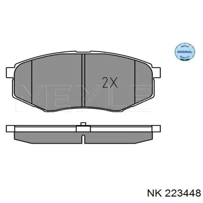 Купити 223448 NK Колодки гальмівні передні, дискові
