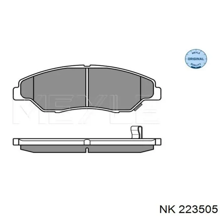 Передні тормозні колодки 223505 NK