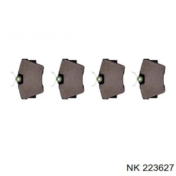 Задні дискові колодки NK 223627