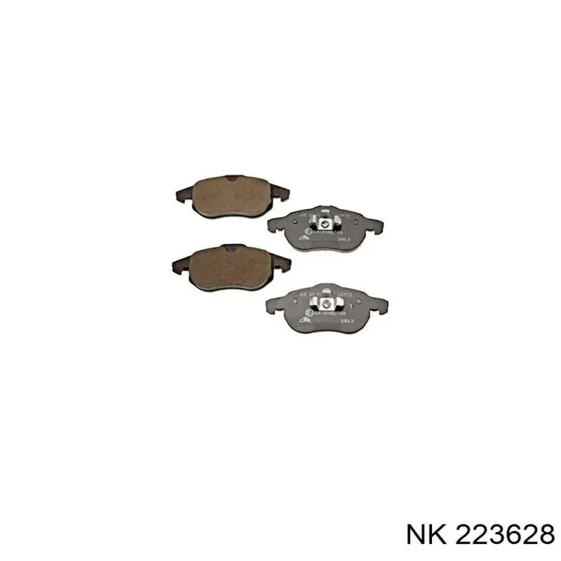 Передні тормозні колодки 223628 NK