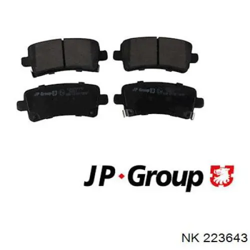Задні гальмівні колодки 223643 NK