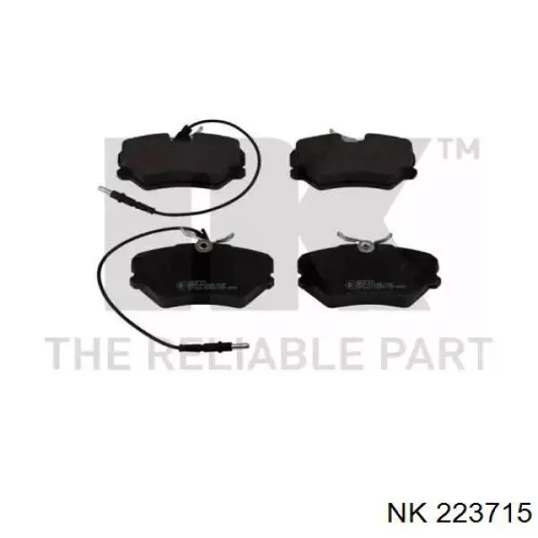 223715 NK колодки гальмівні передні, дискові