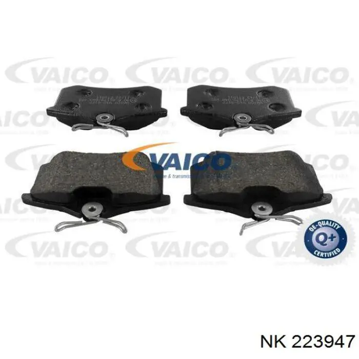 Задні гальмівні колодки NK 223947 ціна, від 23.55 USD