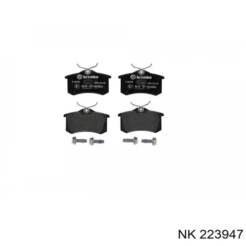 Купити 223947 NK Задні колодки