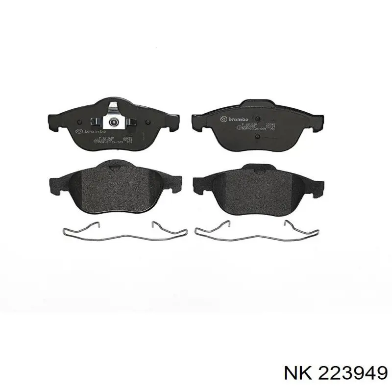 Гальмівні колодки NK 223949 ціна, від 23.87 USD