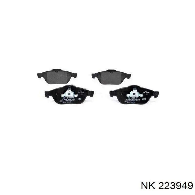 Купити 223949 NK Колодки гальмівні передні, дискові