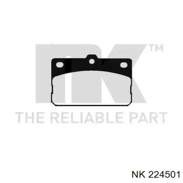 Гальмівні колодки NK 224501 ціна, від 9.41 USD