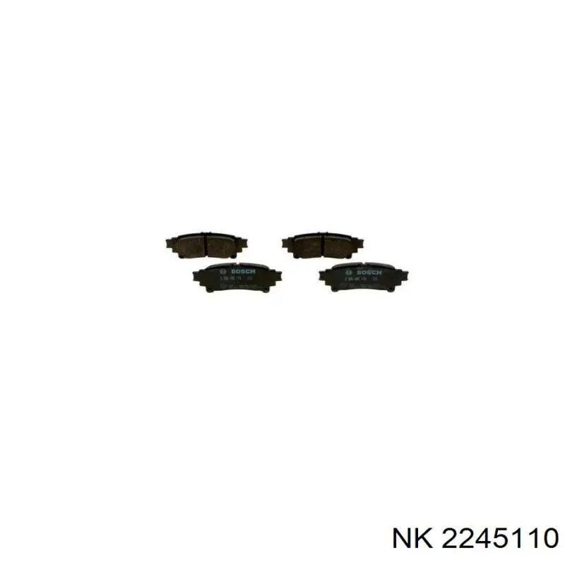 Задні гальмівні колодки NK 2245110 ціна, від 19.90 USD