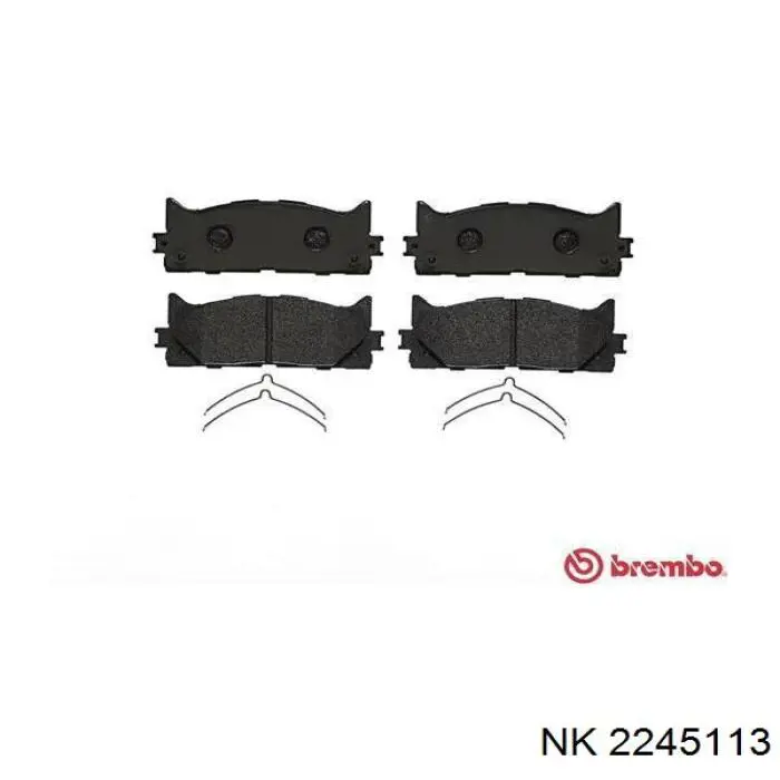 2245113 NK Передні гальмівні колодки