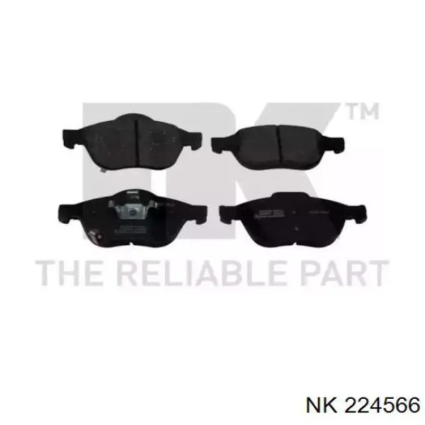 Гальмівні колодки NK 224566 ціна, від 19.11 USD