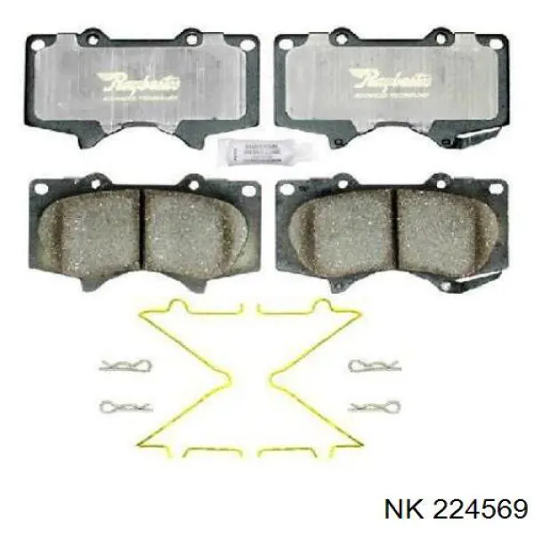 Передні тормозні колодки 224569 NK