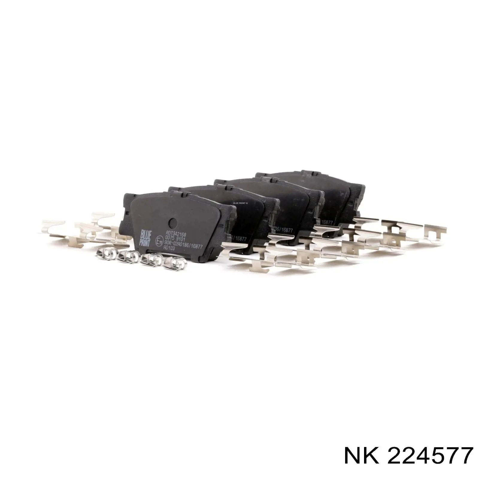 Задні дискові колодки NK 224577