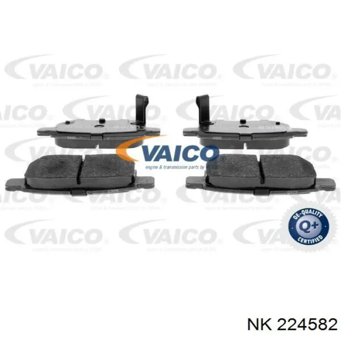 Задні гальмівні колодки NK 224582 ціна, від 15.20 USD