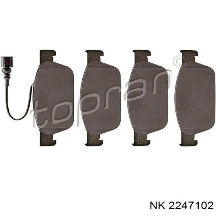 Гальмівні колодки NK 2247102 ціна, від 47.24 USD