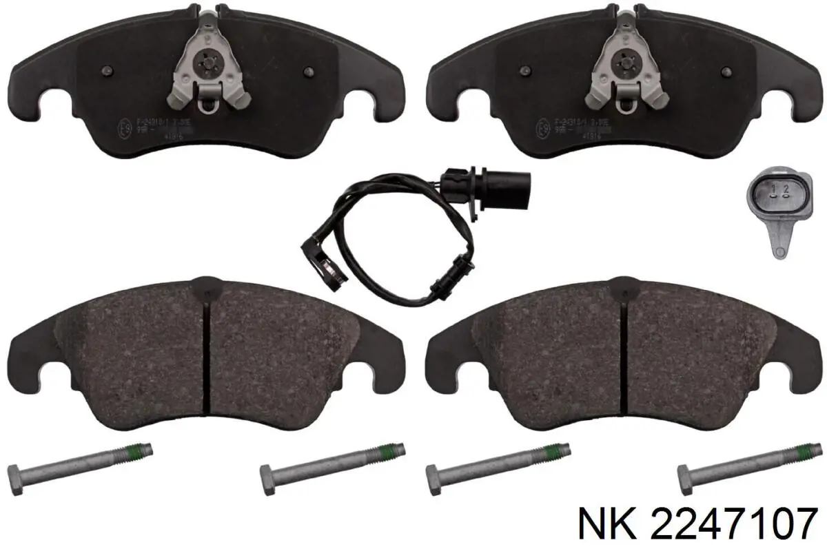 Гальмівні колодки NK 2247107 ціна, від 33.29 USD