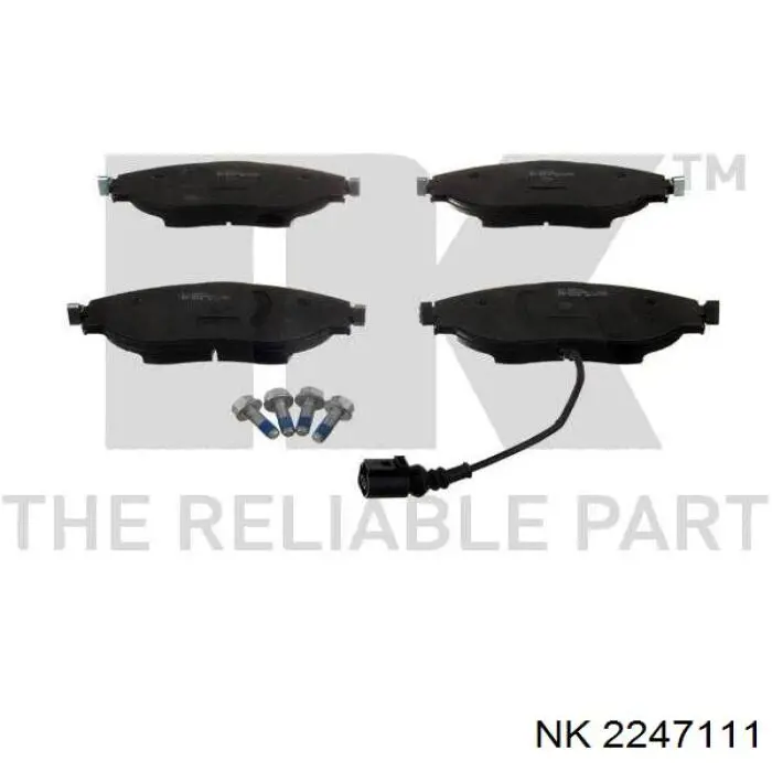 Гальмівні колодки NK 2247111 ціна, від 48.35 USD