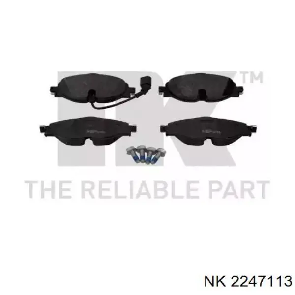 Гальмівні колодки NK 2247113 ціна, від 34.17 USD
