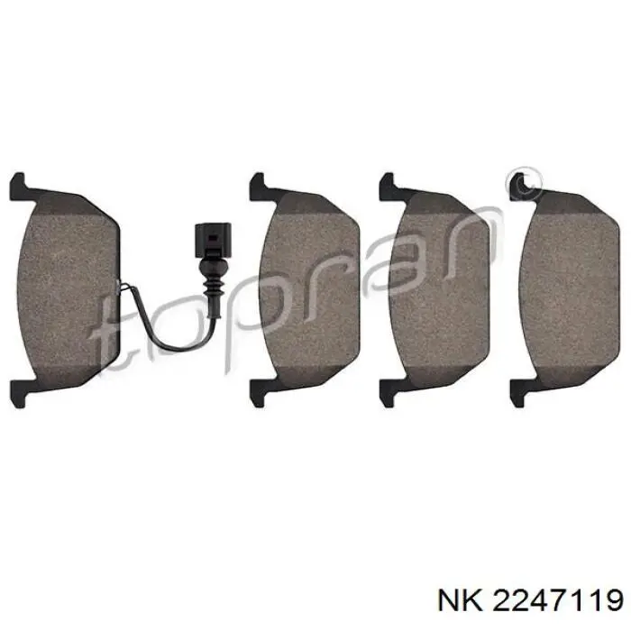 Купити 2247119 NK Колодки гальмівні передні, дискові