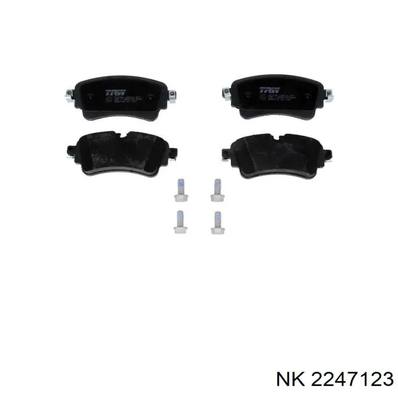 Задні гальмівні колодки NK 2247123 ціна, від 39.52 USD