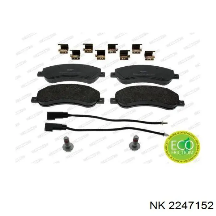 Гальмівні колодки NK 2247152 ціна, від 45.52 USD