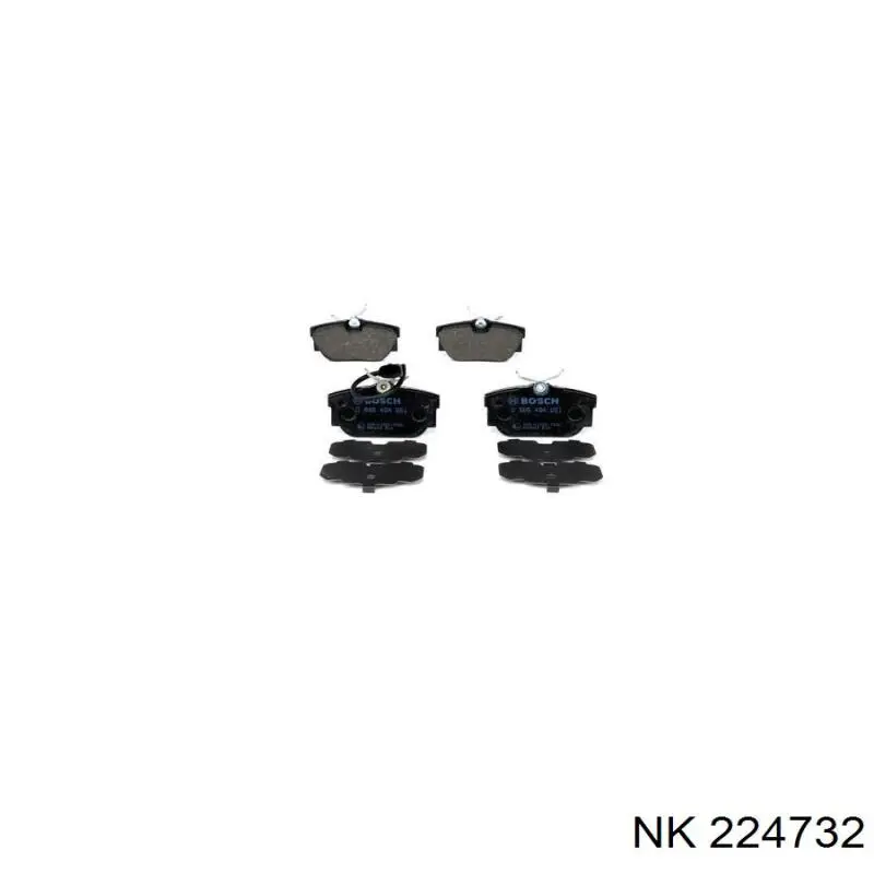Купити 224732 NK Задні колодки