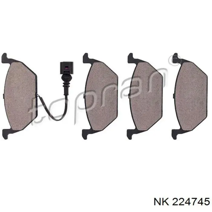 Гальмівні колодки NK 224745 ціна, від 24.86 USD