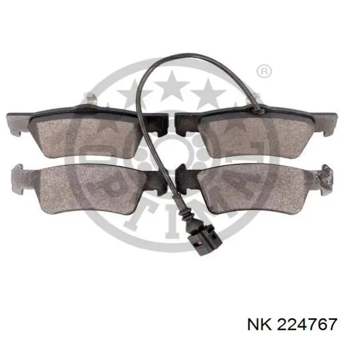 Задні дискові колодки NK 224767