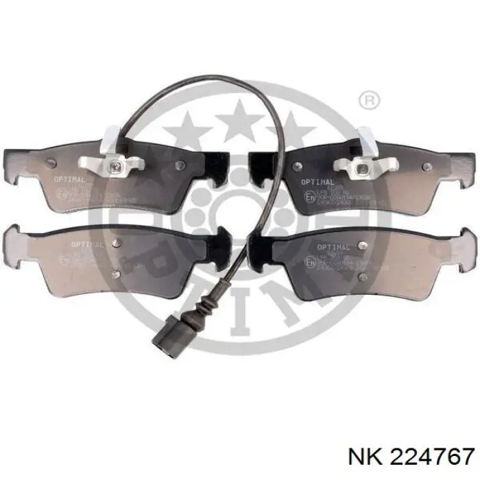 Задні гальмівні колодки NK 224767 ціна, від 28.89 USD