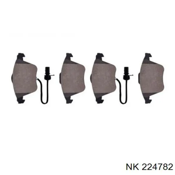 Гальмівні колодки NK 224782 ціна, від 30.98 USD