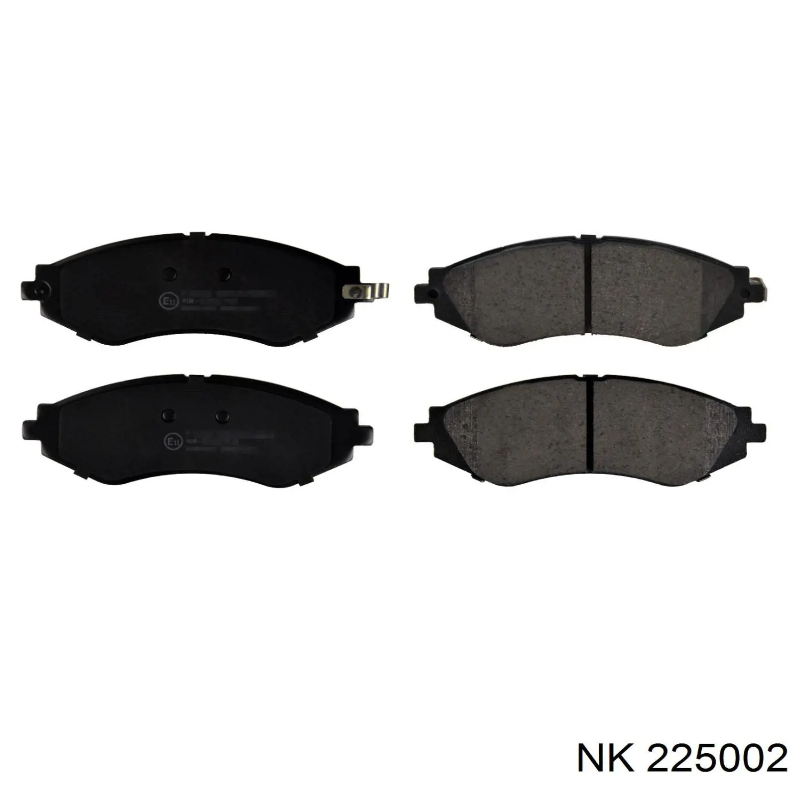 225002 NK колодки гальмівні передні, дискові