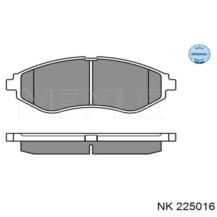 Купити 225016 NK Колодки гальмівні передні, дискові