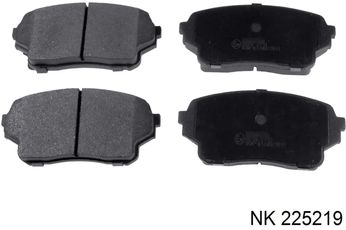 225219 NK колодки гальмівні передні, дискові