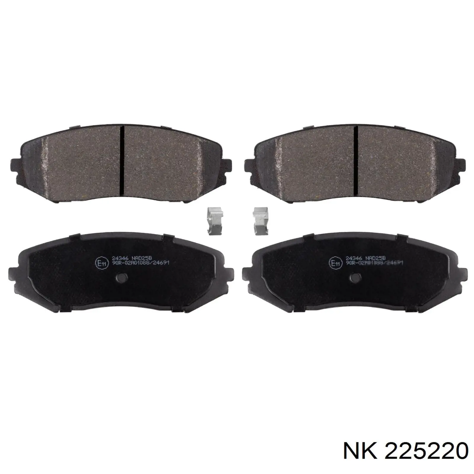 Гальмівні колодки NK 225220 ціна, від 21.56 USD