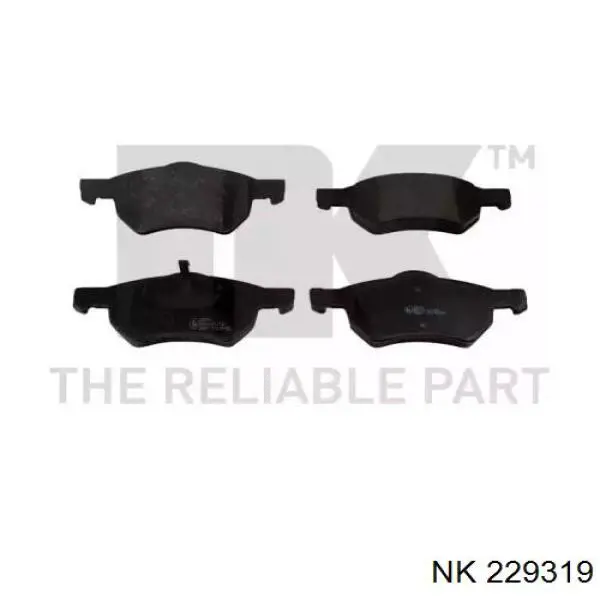 Гальмівні колодки NK 229319 ціна, від 25.50 USD